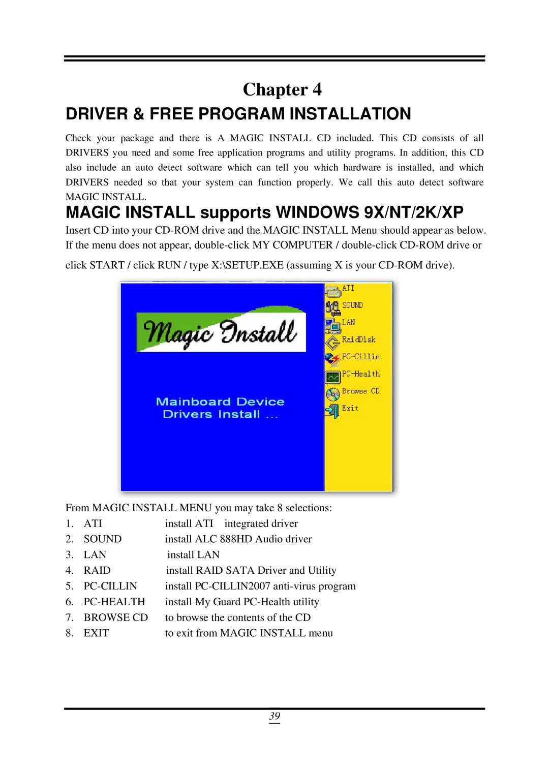 AMD 790GX, SB750 user manual Chapter 