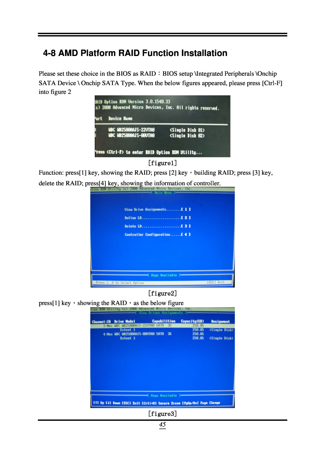 AMD 790GX, SB750 user manual AMD Platform RAID Function Installation 
