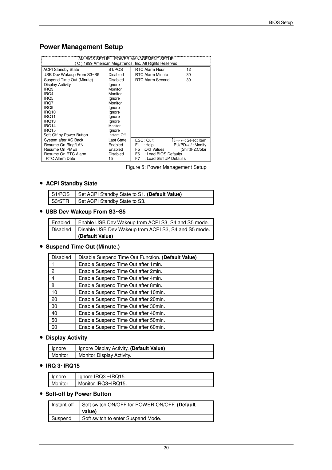 AMD 7ZMMC user manual Power Management Setup 