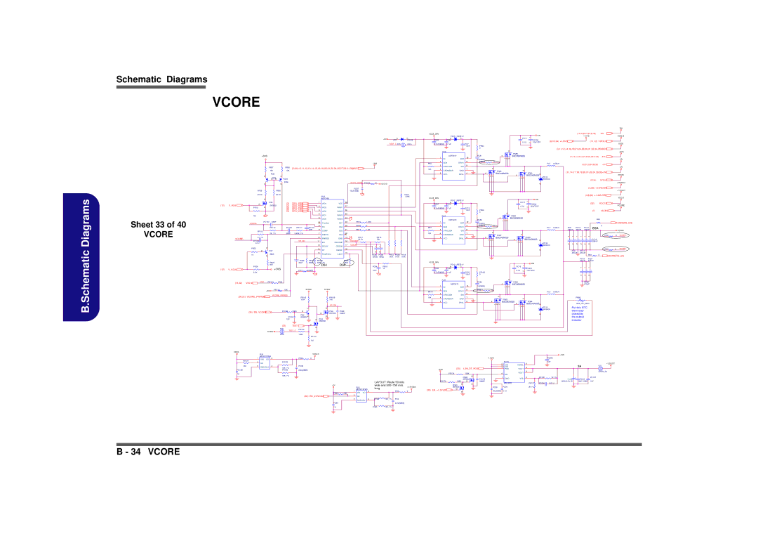 AMD D900K manual Vcore, Sheet 33 