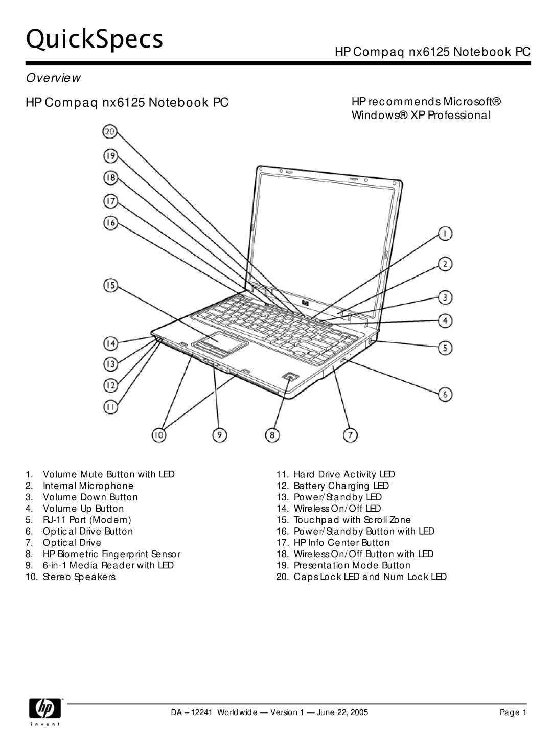 AMD DA - 12241 manual QuickSpecs 