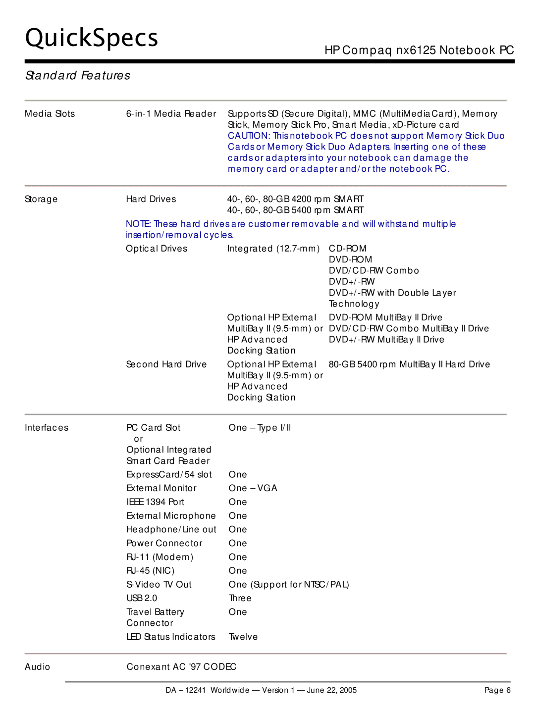 AMD DA - 12241 Media Slots In-1 Media Reader, Storage Hard Drives, Optical Drives, Second Hard Drive, External Monitor 