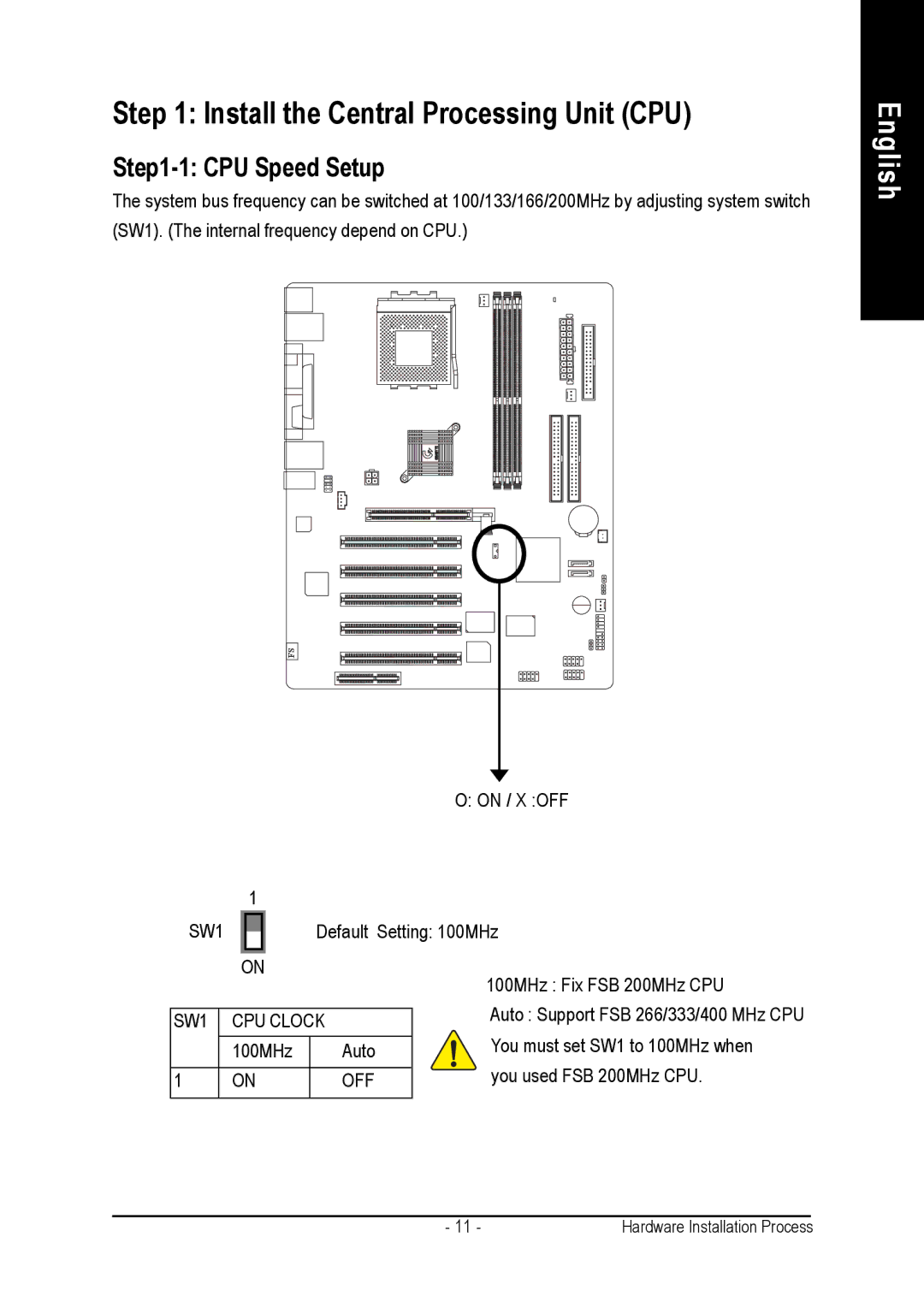 AMD GA-7VASFS-FS user manual Install the Central Processing Unit CPU 