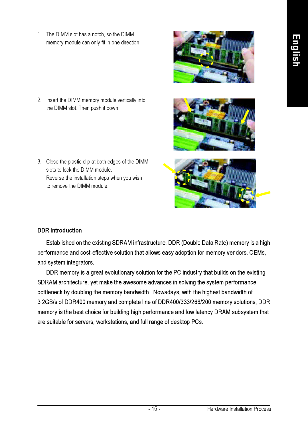 AMD GA-7VASFS-FS user manual DDR Introduction 