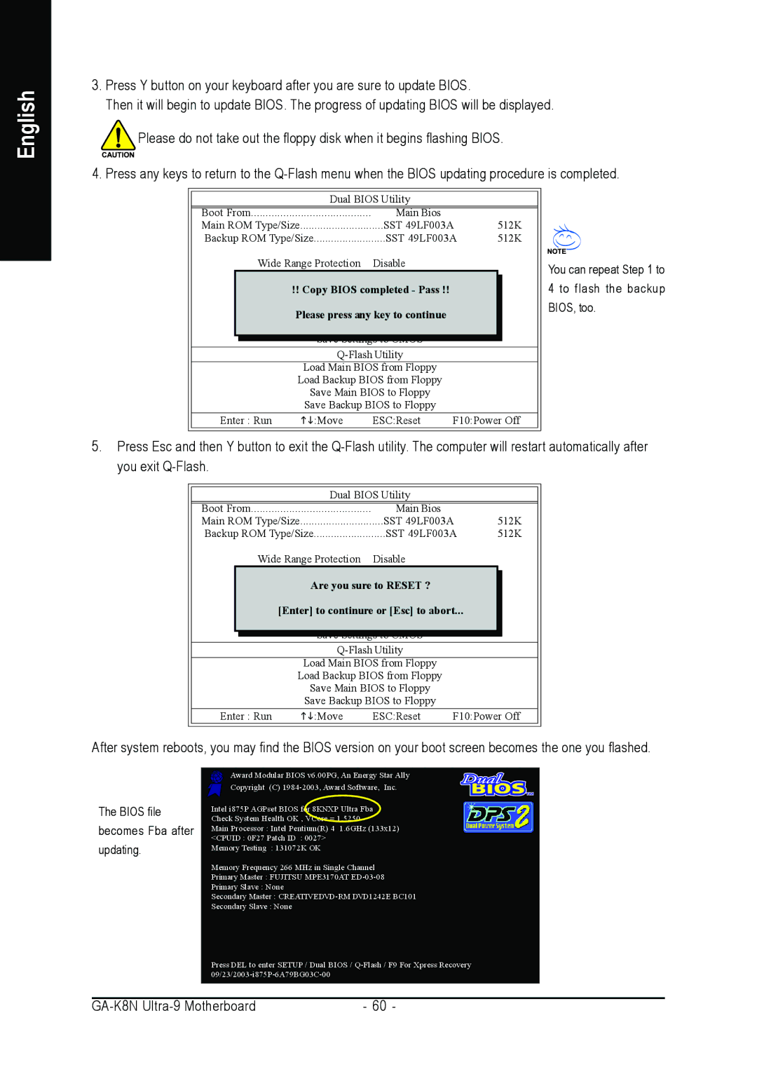 AMD GA-K8N ULTRA-9 user manual You can repeat to 