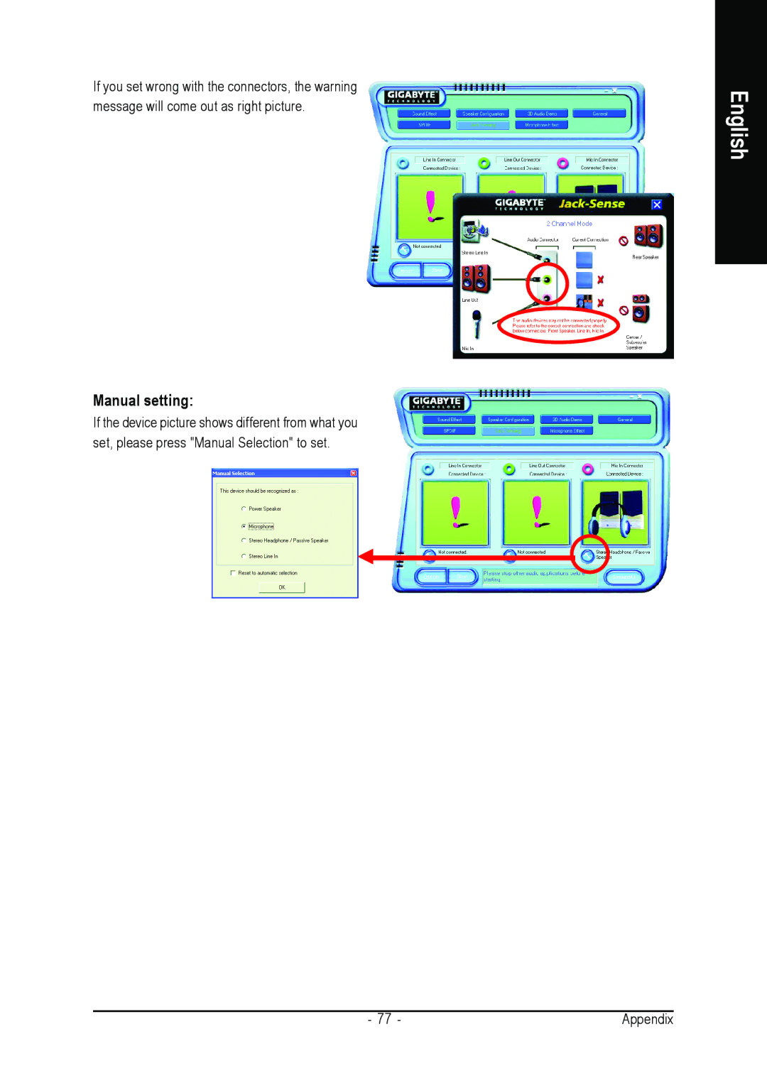 AMD GA-K8N ULTRA-9 user manual Manual setting 