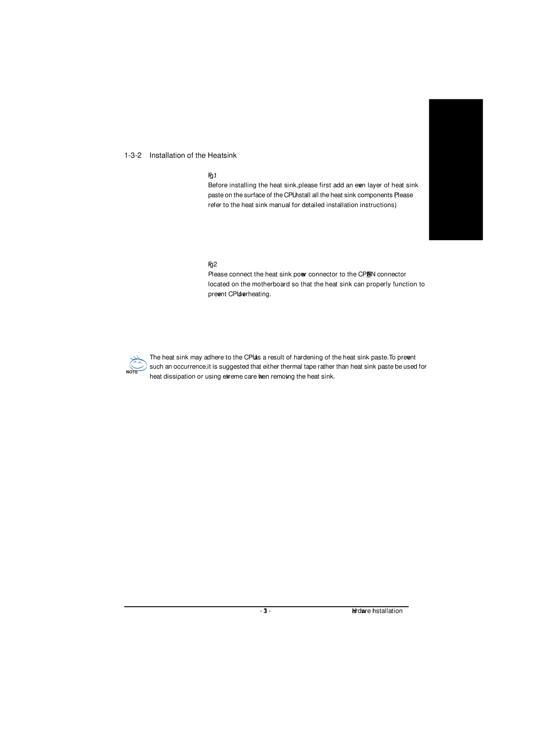 AMD GA-K8NS-939, GA-K8NS PRO-939 user manual Installation of the Heatsink 