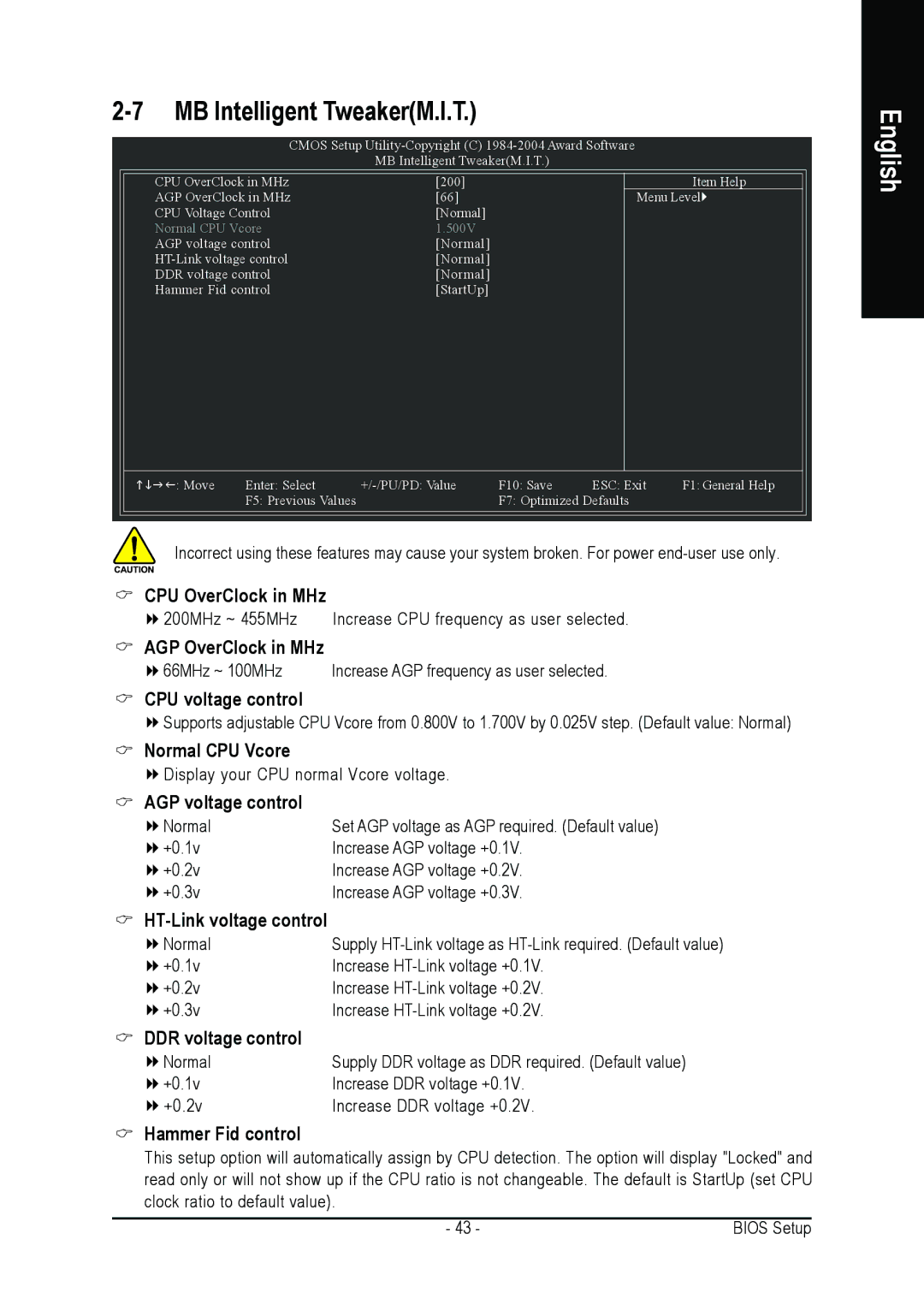 AMD GA-K8NSC-939 user manual MB Intelligent TweakerM.I.T 