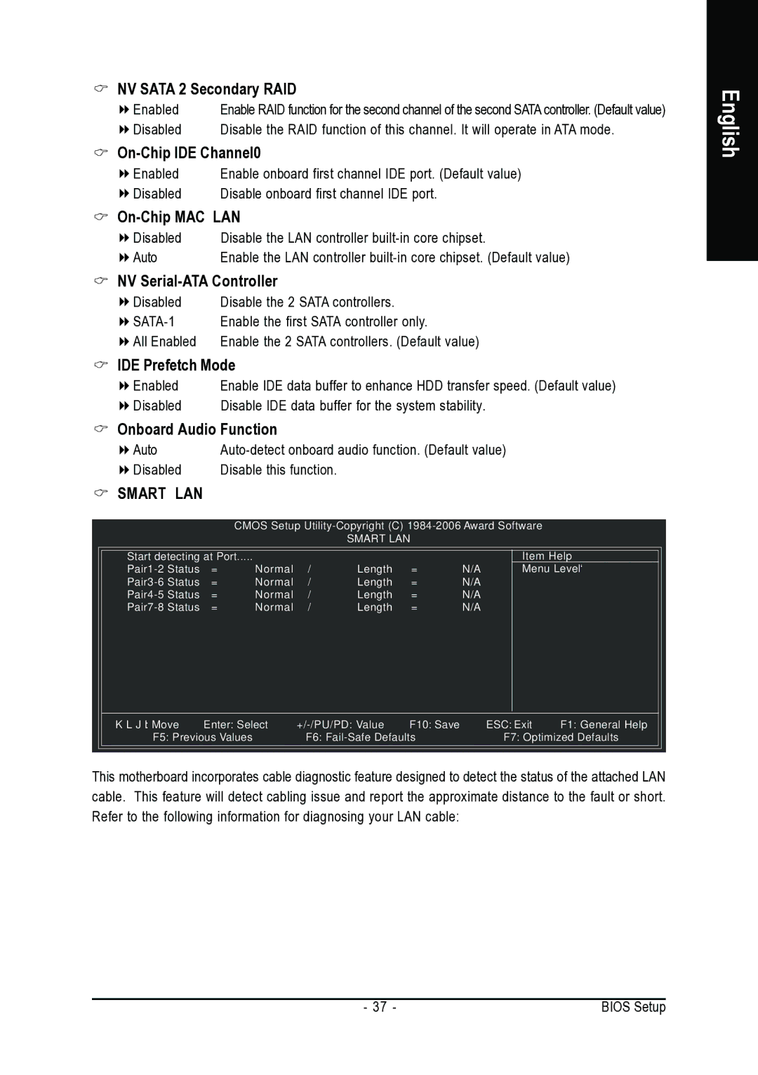 AMD GA-M55S-S3 user manual NV Sata 2 Secondary RAID, On-Chip IDE Channel0, On-Chip MAC LAN, NV Serial-ATA Controller 