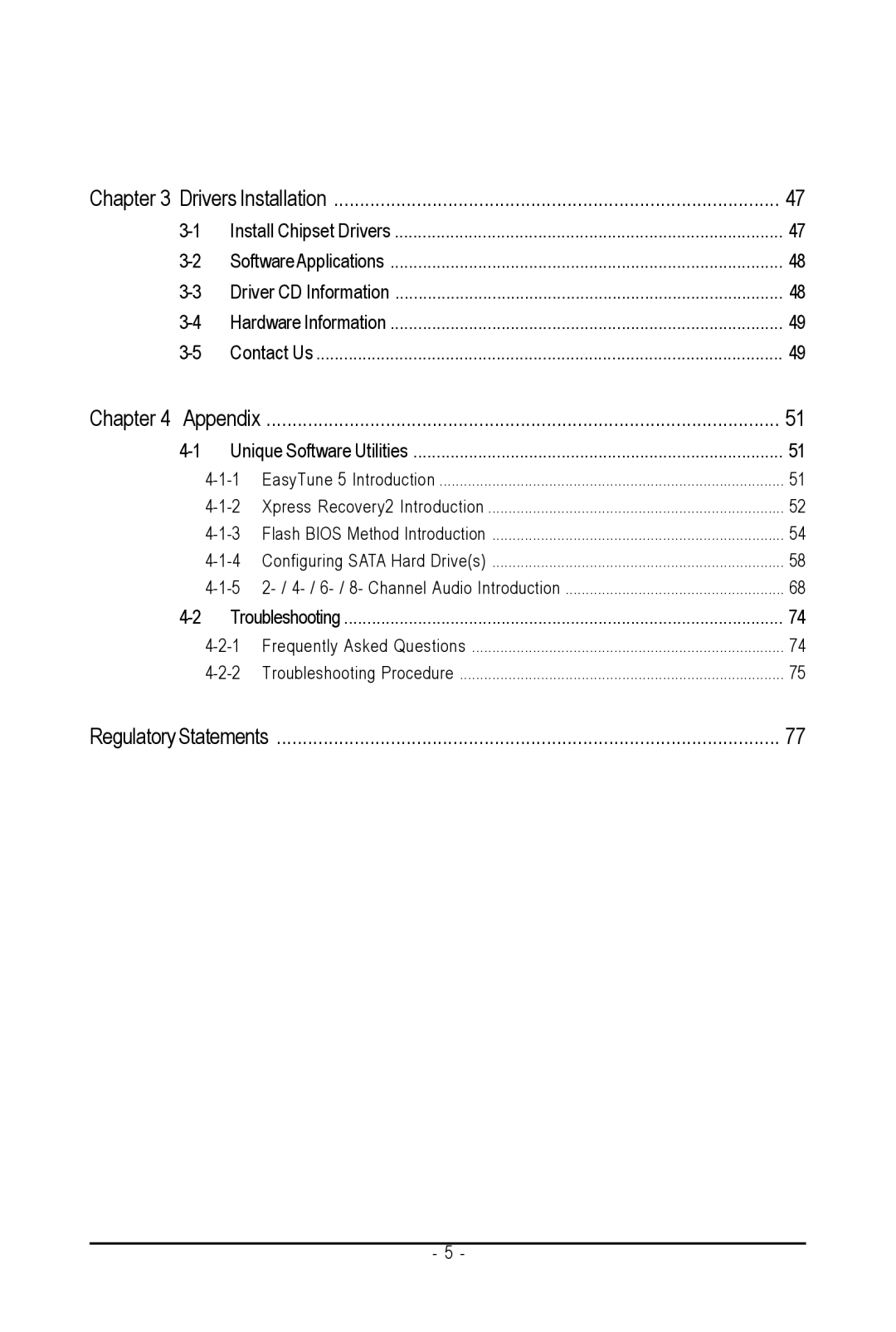 AMD GA-M61SME-S2 user manual Regulatory Statements 