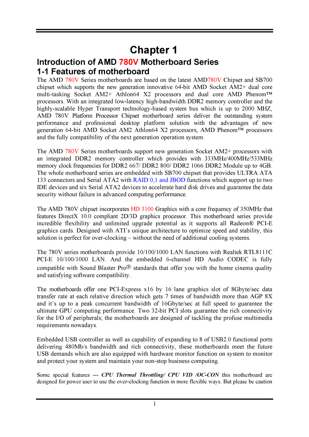 AMD KM780V user manual Chapter 