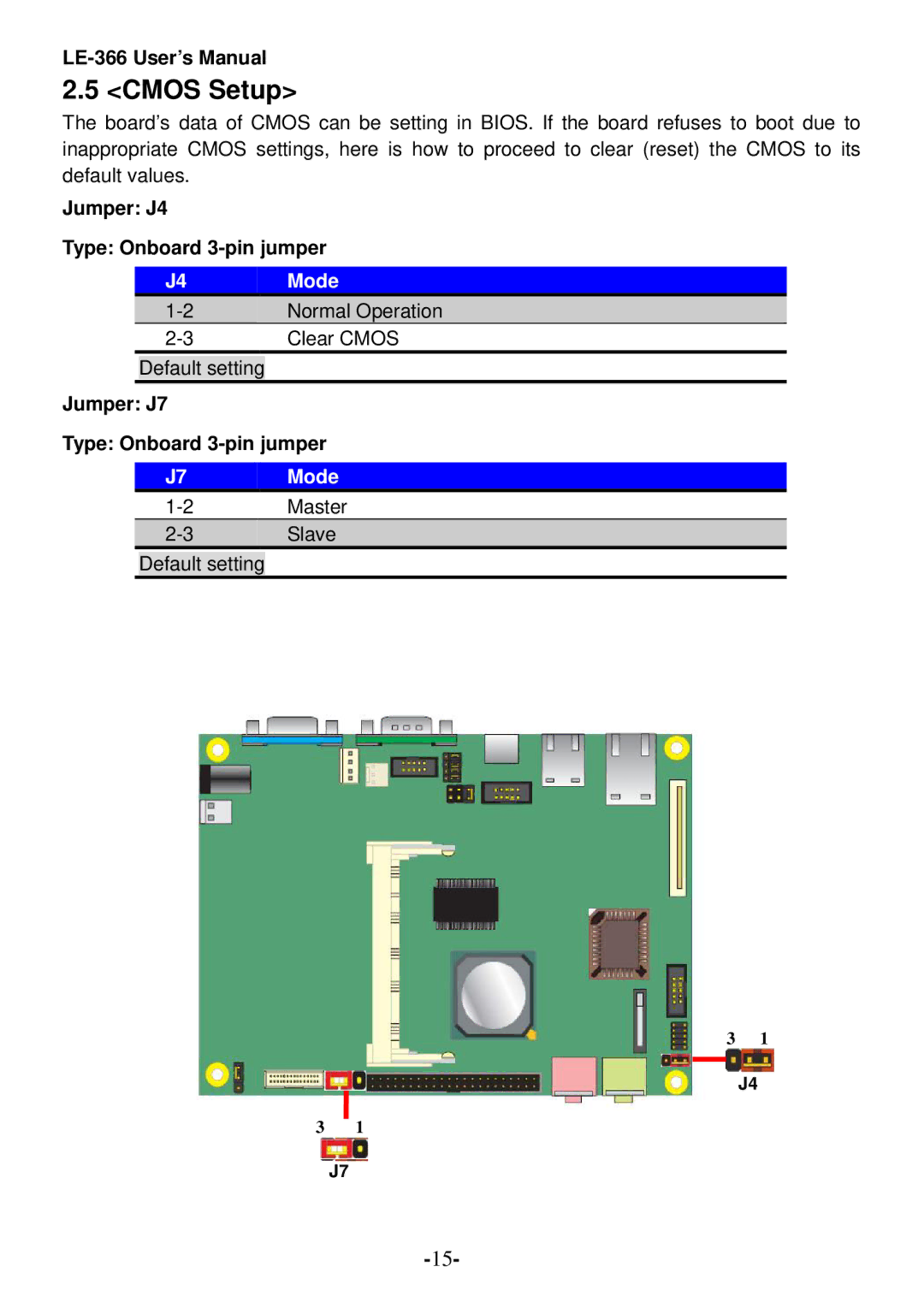 AMD LE-366 user manual Cmos Setup 