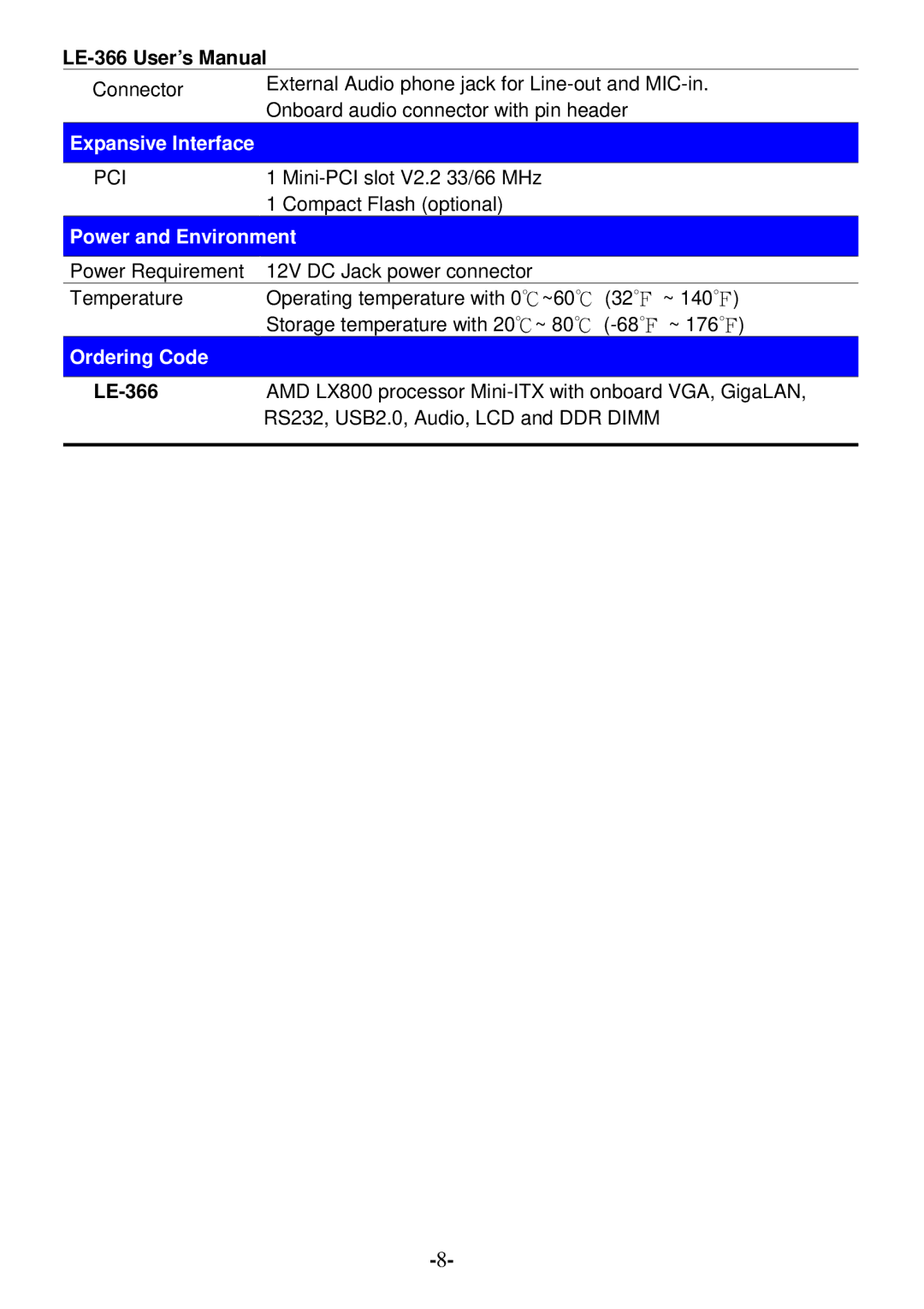 AMD LE-366 user manual Expansive Interface 