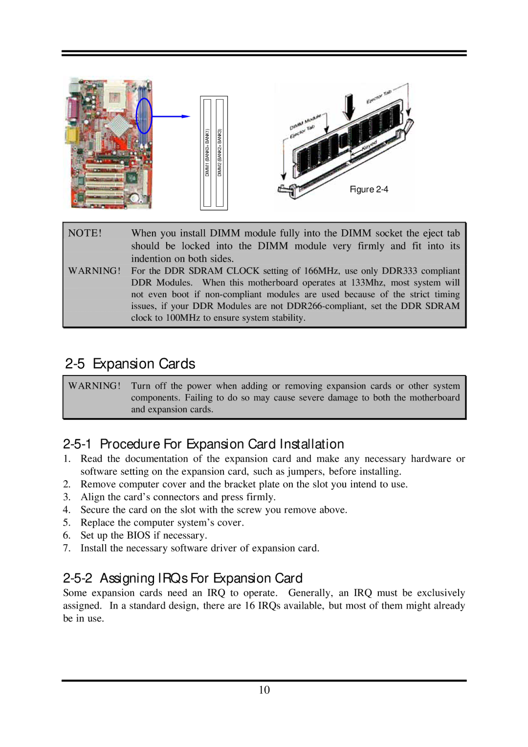 AMD N2PAP-LITE, N2PA-LITE Expansion Cards, Procedure For Expansion Card Installation, Assigning IRQs For Expansion Card 