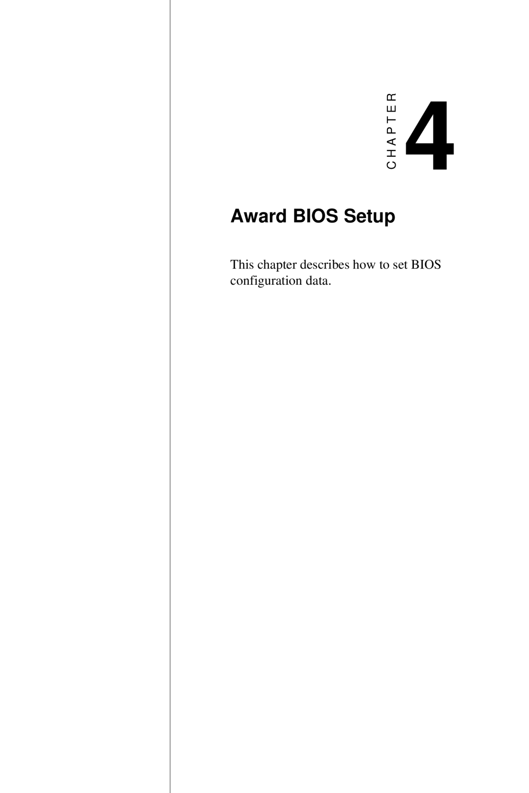 AMD PCM-5820 manual Award Bios Setup 