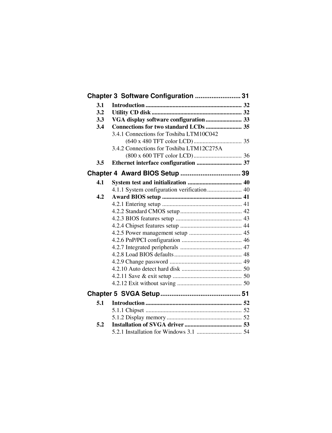 AMD PCM-5820 manual Software Configuration 