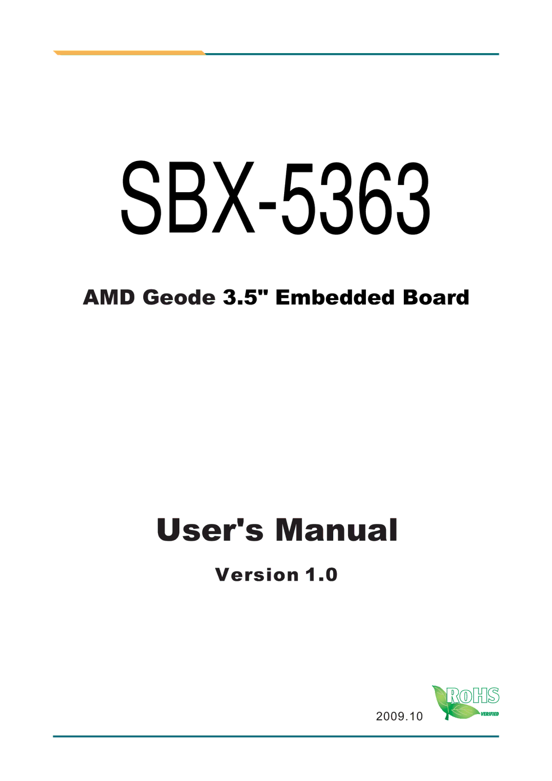 AMD SBX-5363 manual 