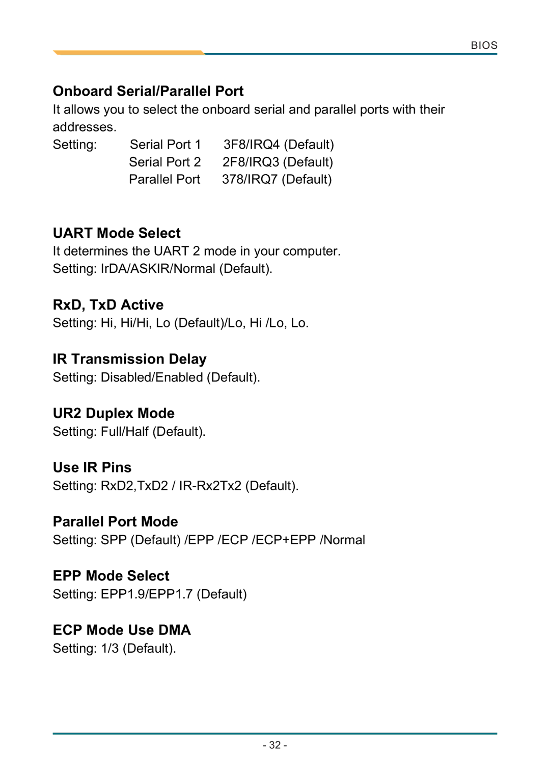 AMD SBX-5363 manual Uart Mode Select 