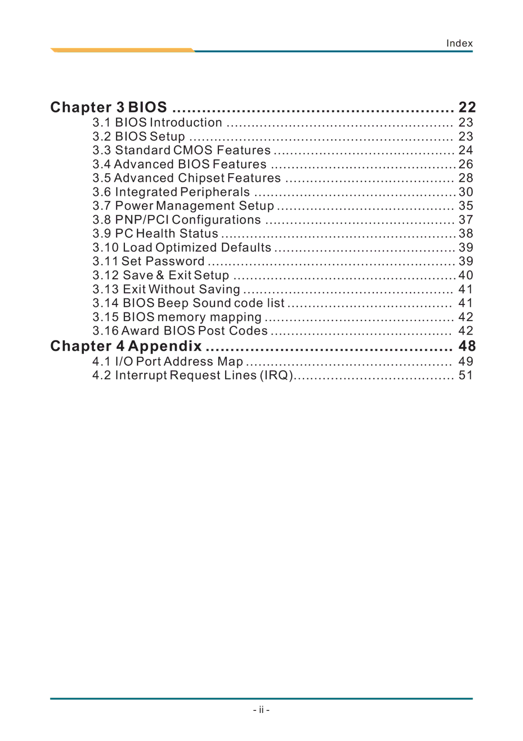 AMD SBX-5363 manual Bios, Appendix 