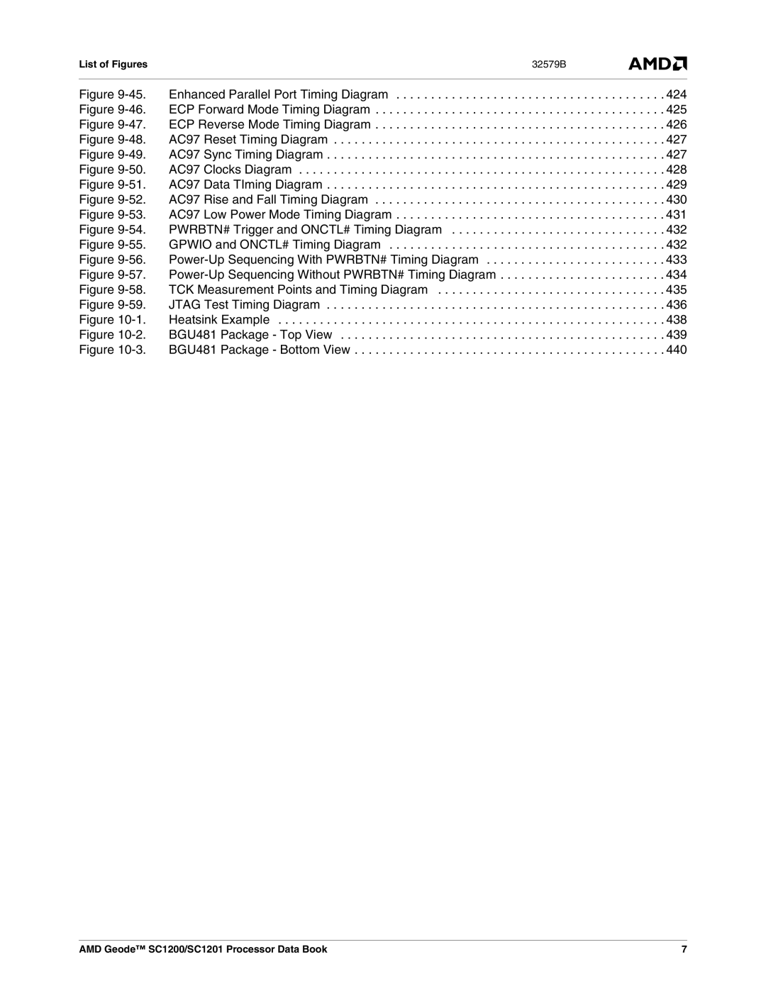 AMD SC1201, SC1200 manual 424, 425, 426, 427, 428, 429, 430, 431, 432, 433, 434, 435 