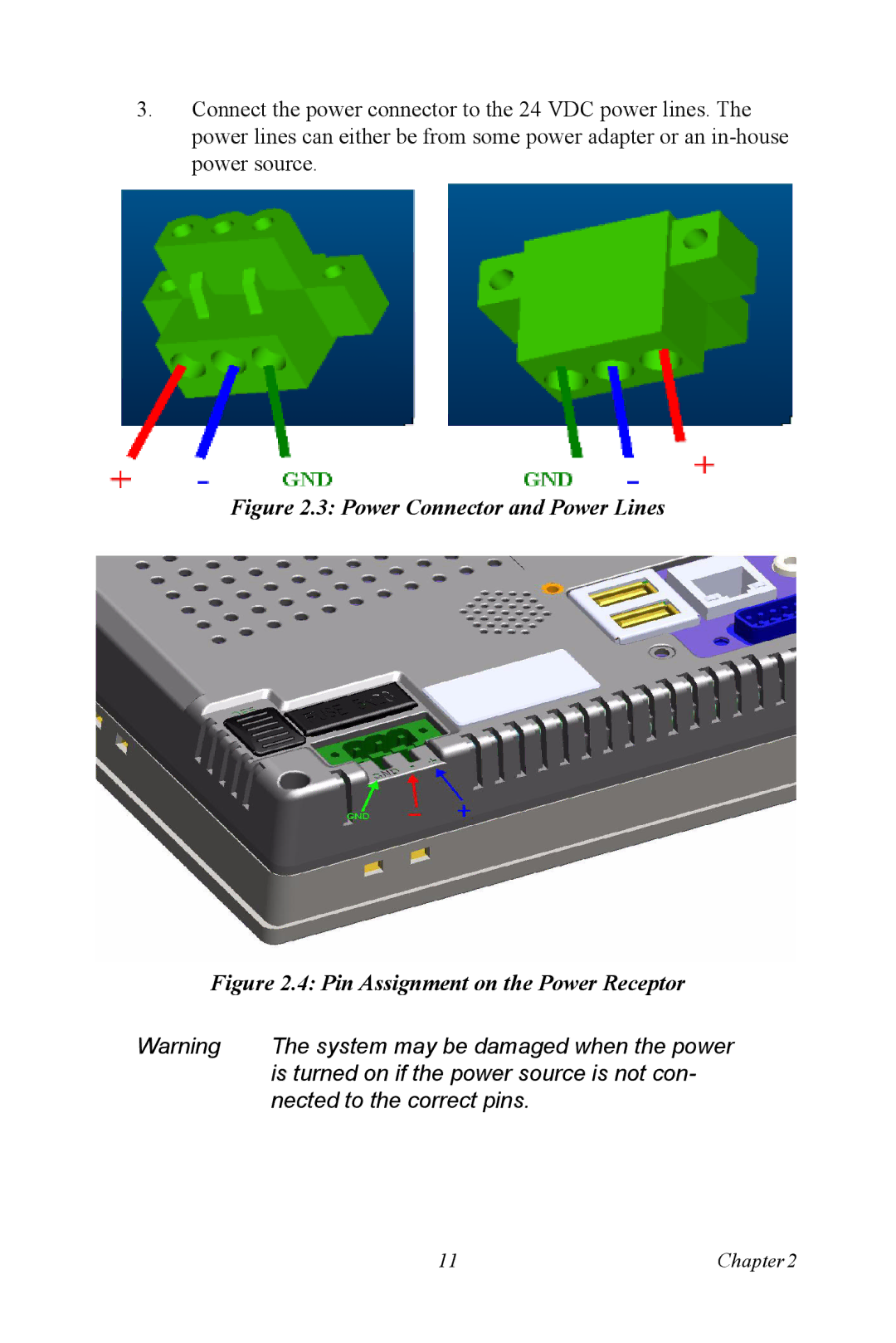 AMD TPC-660G manual Power Connector and Power Lines 