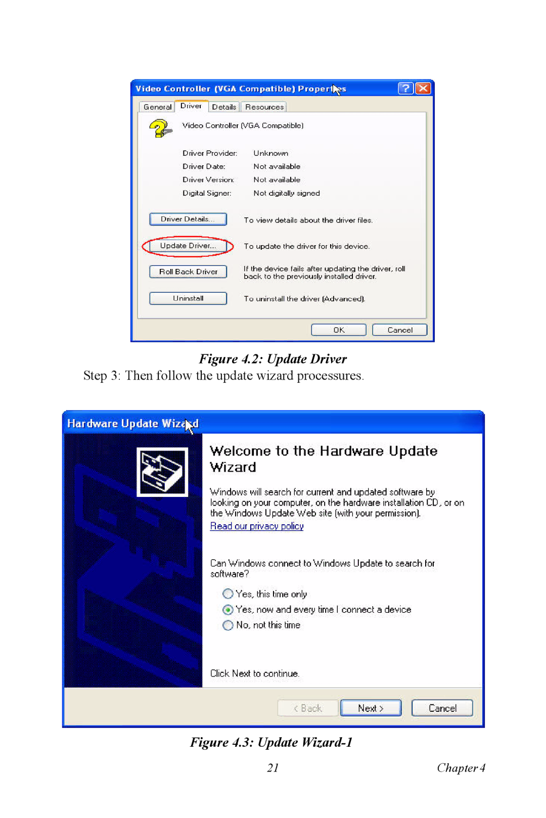 AMD TPC-660G manual Update Driver 