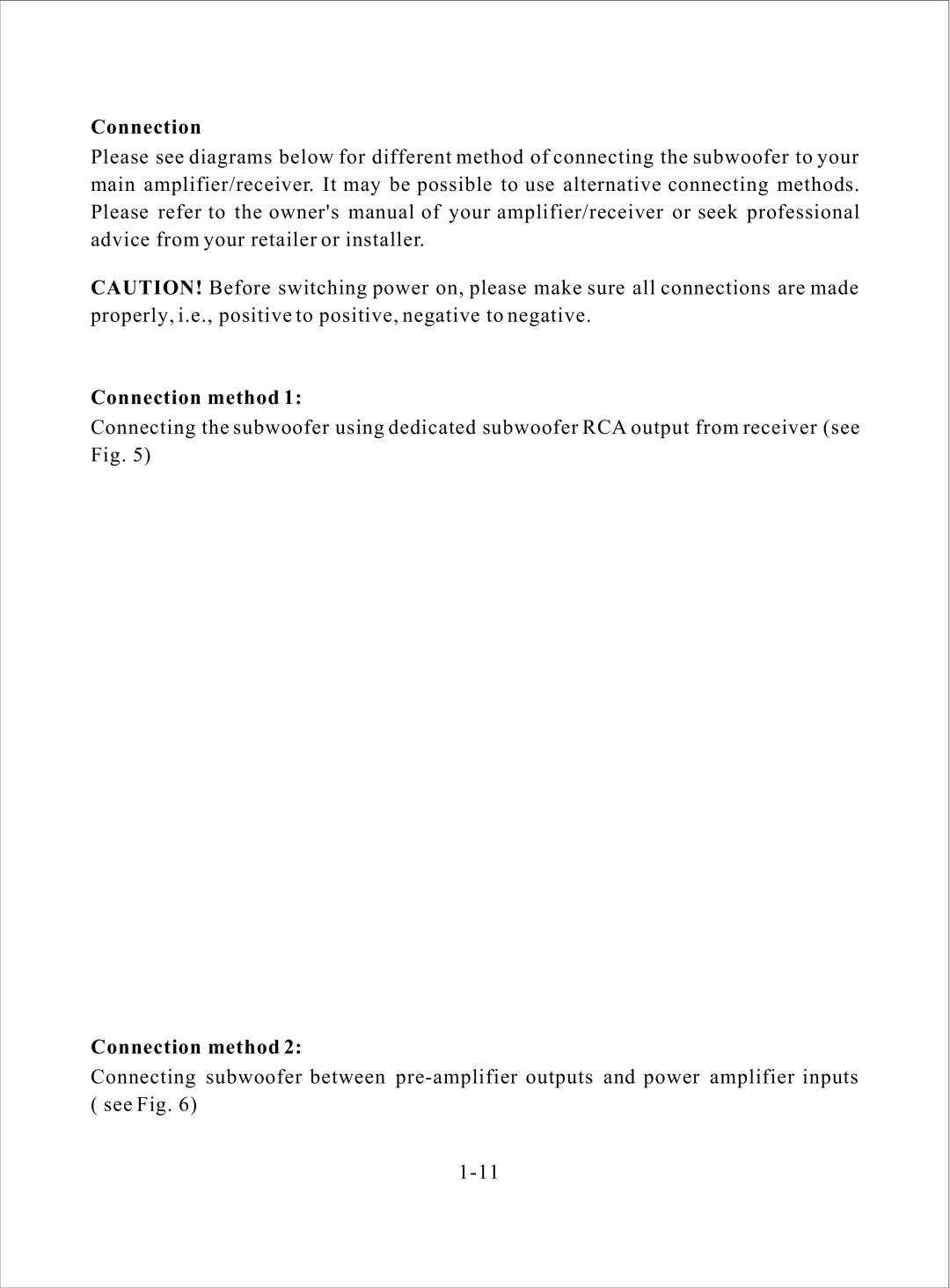 American Acoustic Development C Series-3G manual Connection Connection method 