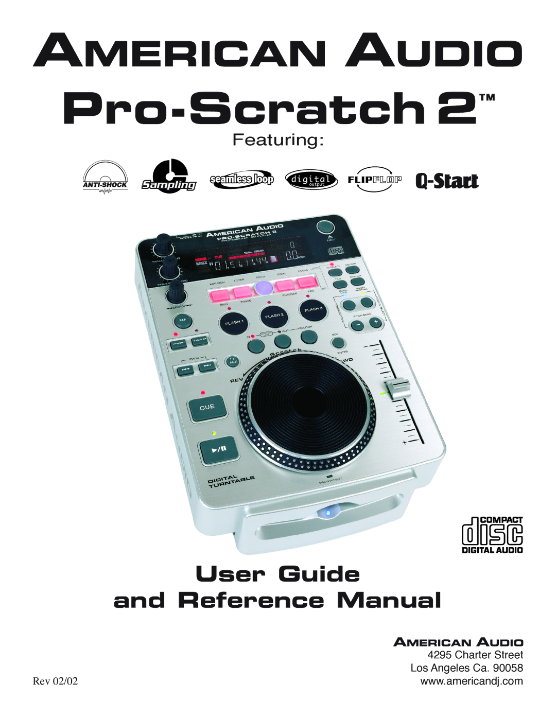 American Audio Pro-Scratch 2 manual 