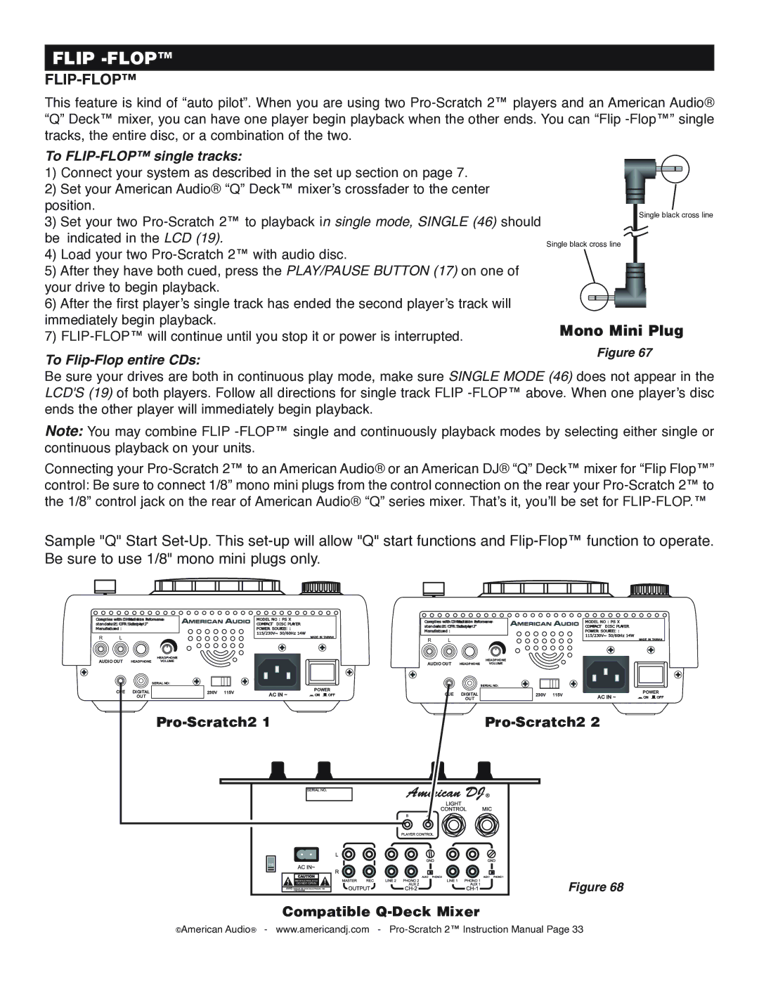 American Audio Pro-Scratch 2 manual Flip -FLOP, Flip-Flop 