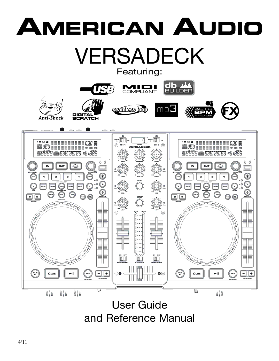 American Audio Versadeck manual 