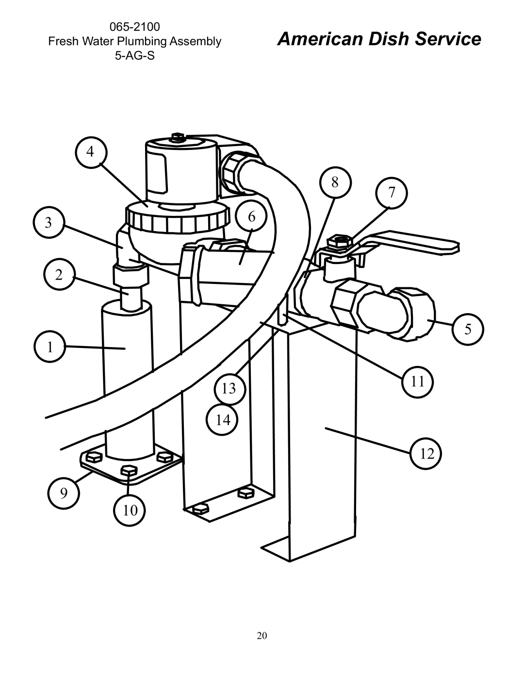 American Dish Service 5-AG-S manual 1311 