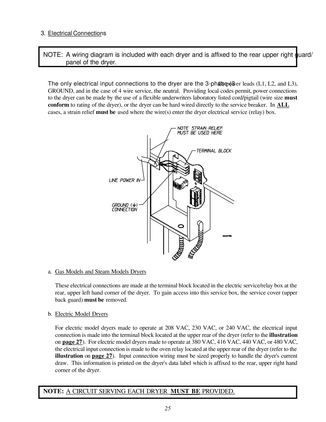 American Dryer AD-120ES manual 