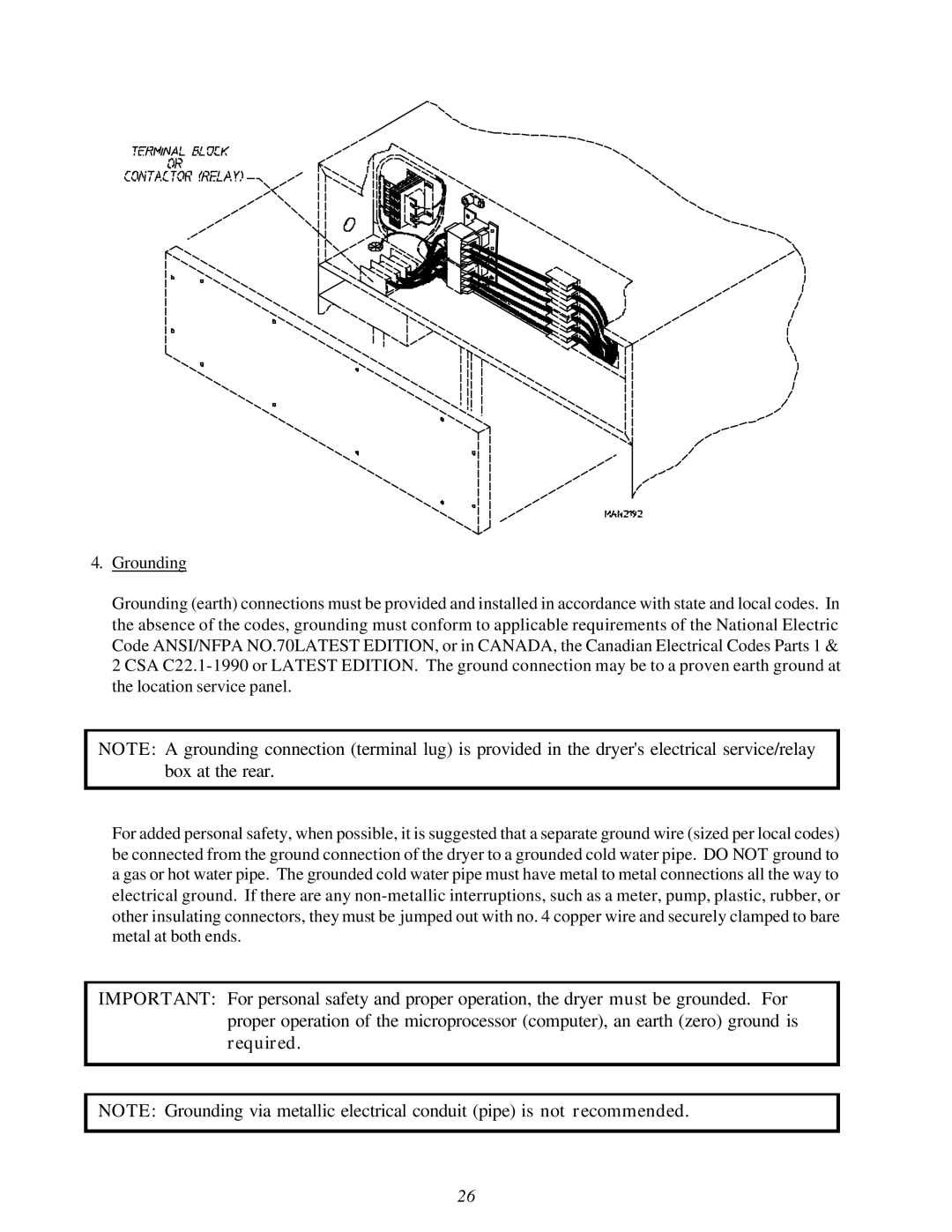 American Dryer AD-120ES manual 