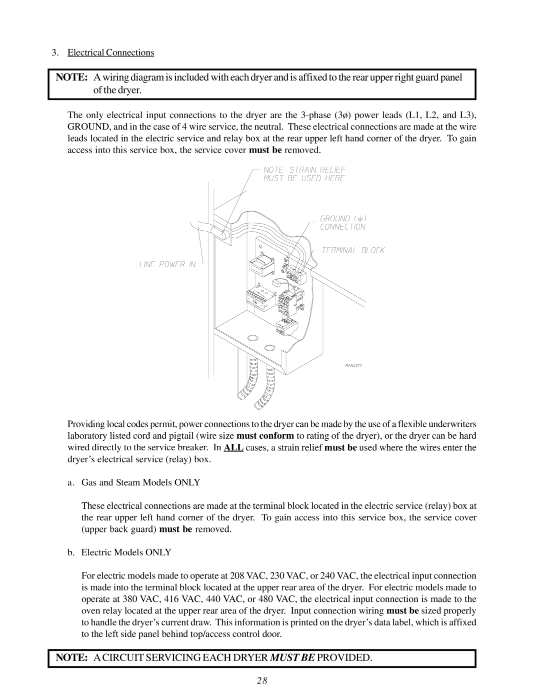 American Dryer Corp AD-115ES II installation manual 