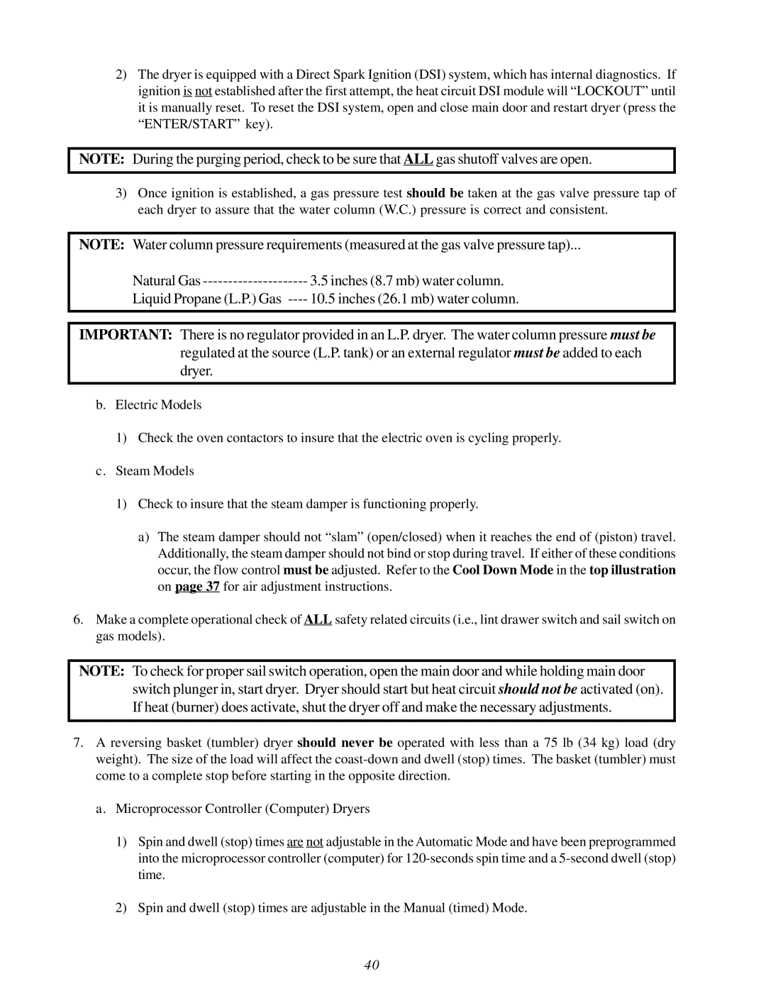 American Dryer Corp AD-115ES II installation manual 