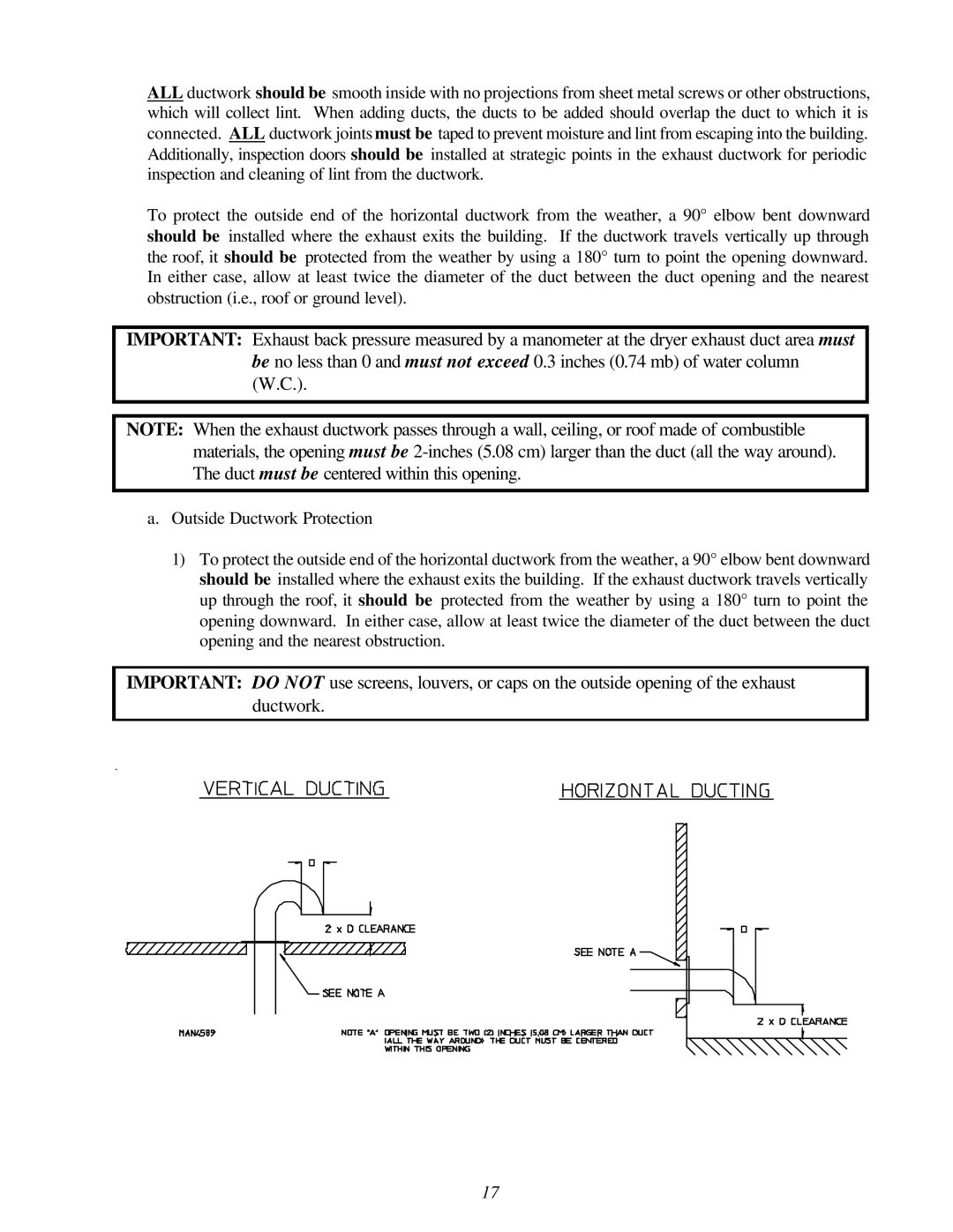 American Dryer Corp AD-120ES II installation manual 