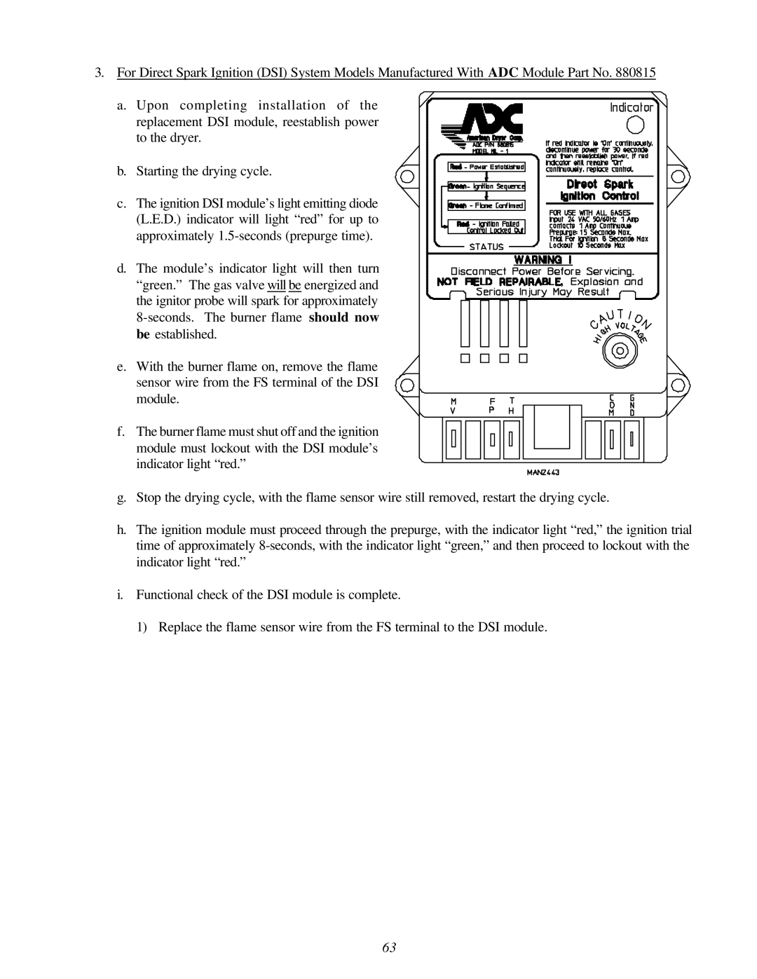 American Dryer Corp AD-120ES II installation manual 