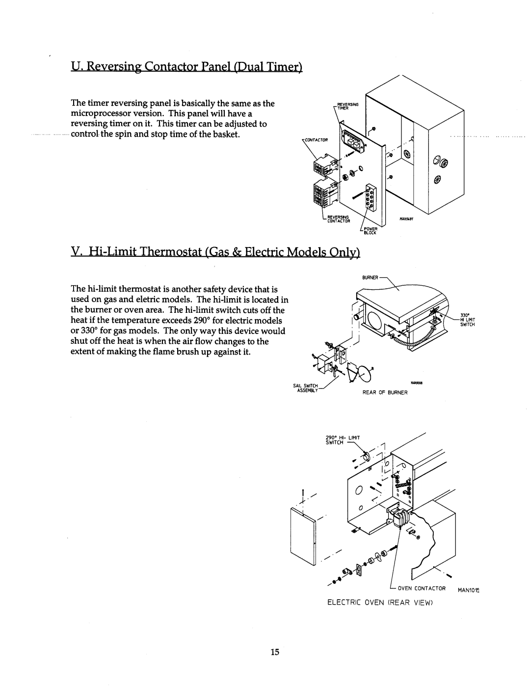 American Dryer Corp AD-15 thru AD-75 manual 