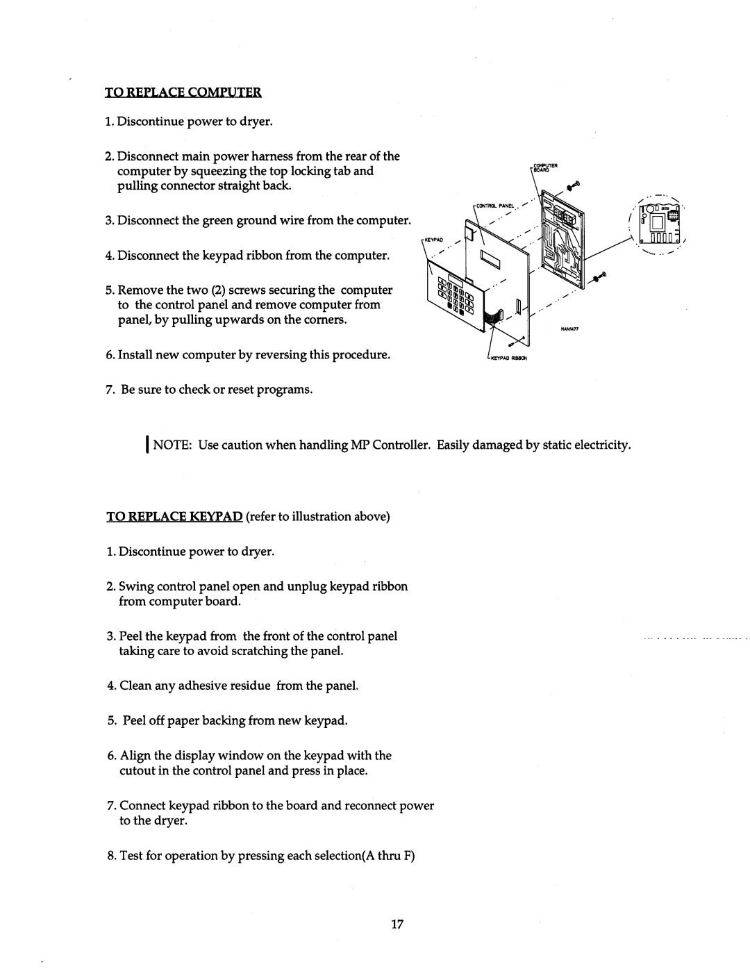 American Dryer Corp AD-15 thru AD-75 manual 