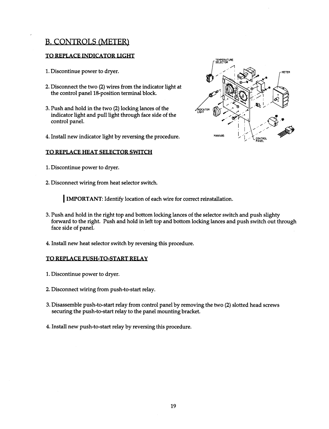 American Dryer Corp AD-15 thru AD-75 manual 