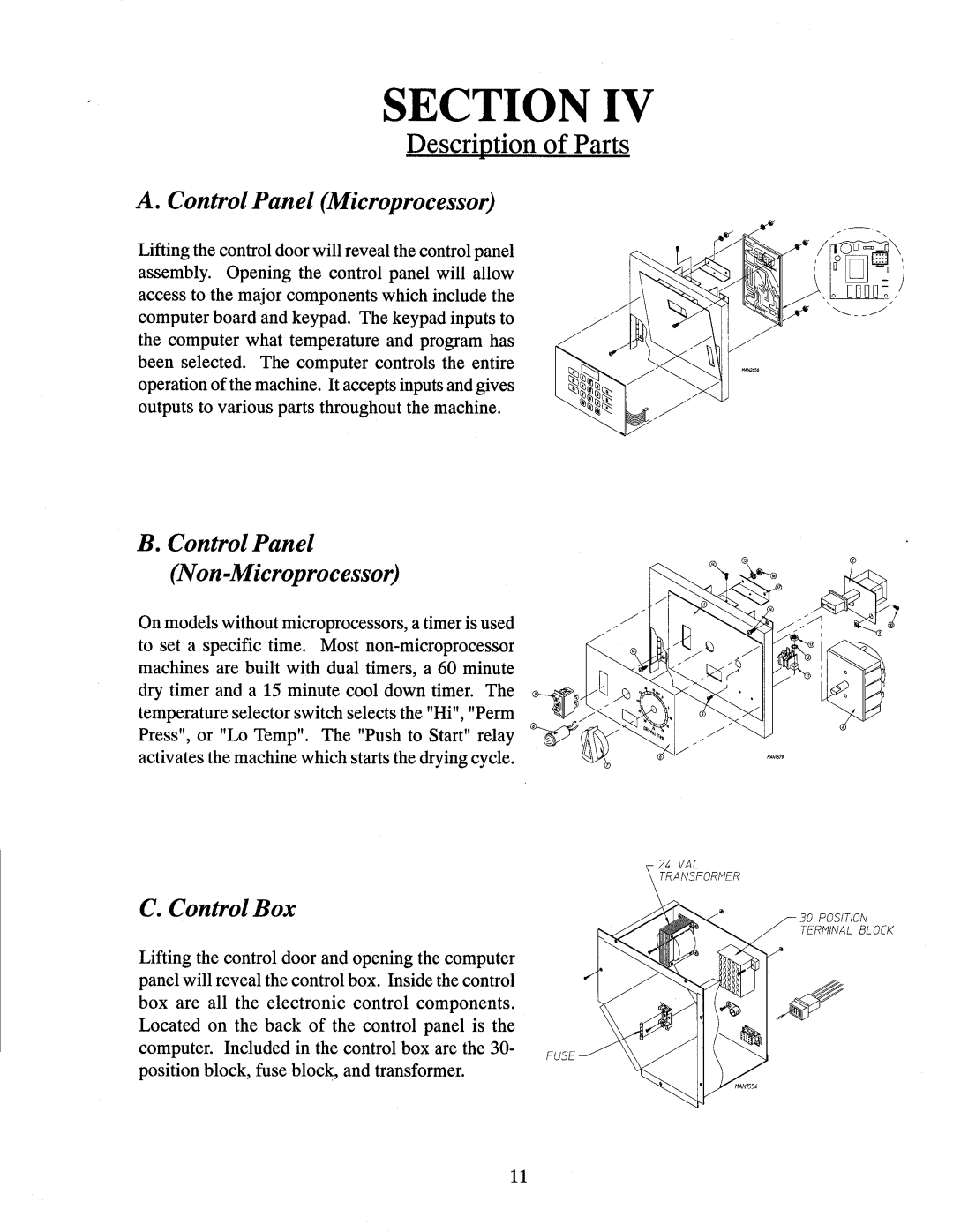 American Dryer Corp AD-170SE manual 