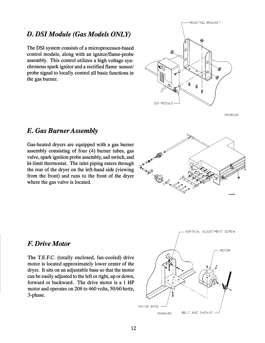 American Dryer Corp AD-170SE manual 