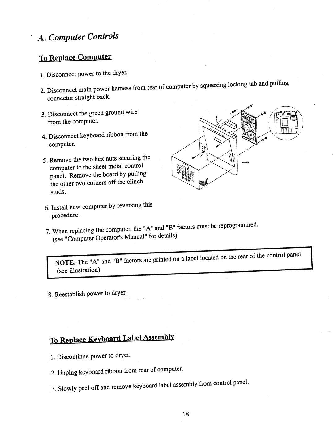 American Dryer Corp AD-170SE manual 