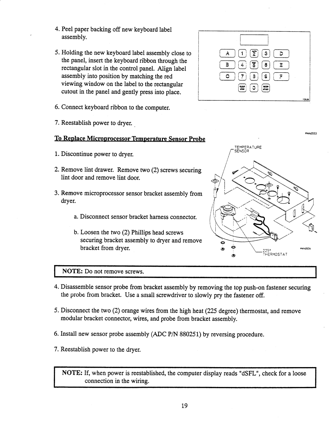 American Dryer Corp AD-170SE manual 