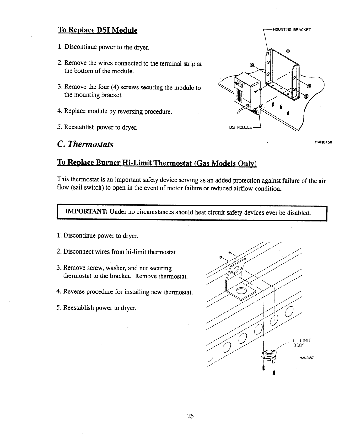 American Dryer Corp AD-170SE manual 