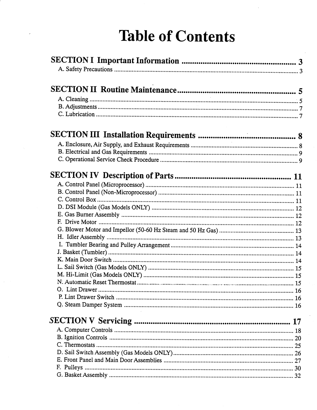 American Dryer Corp AD-170SE manual 