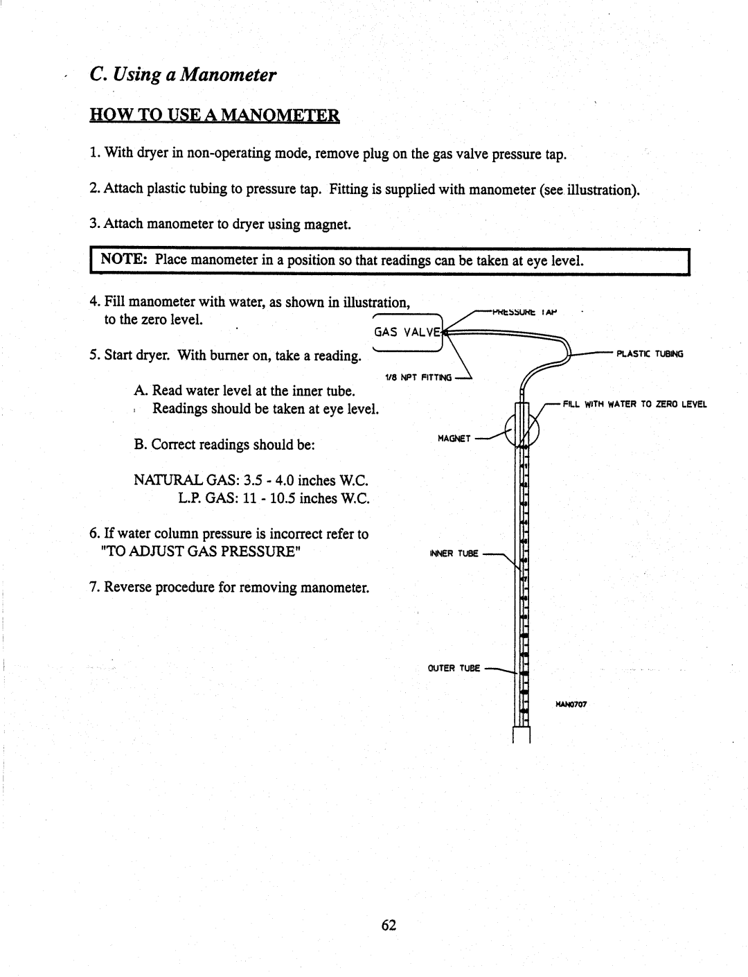 American Dryer Corp AD-170SE manual 