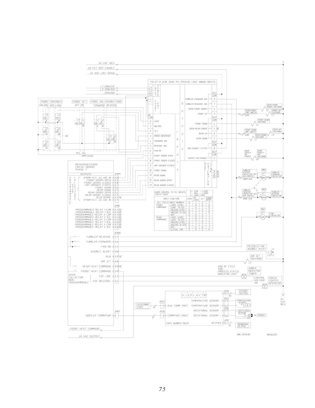 American Dryer Corp AD-200 PHASE 7 service manual 