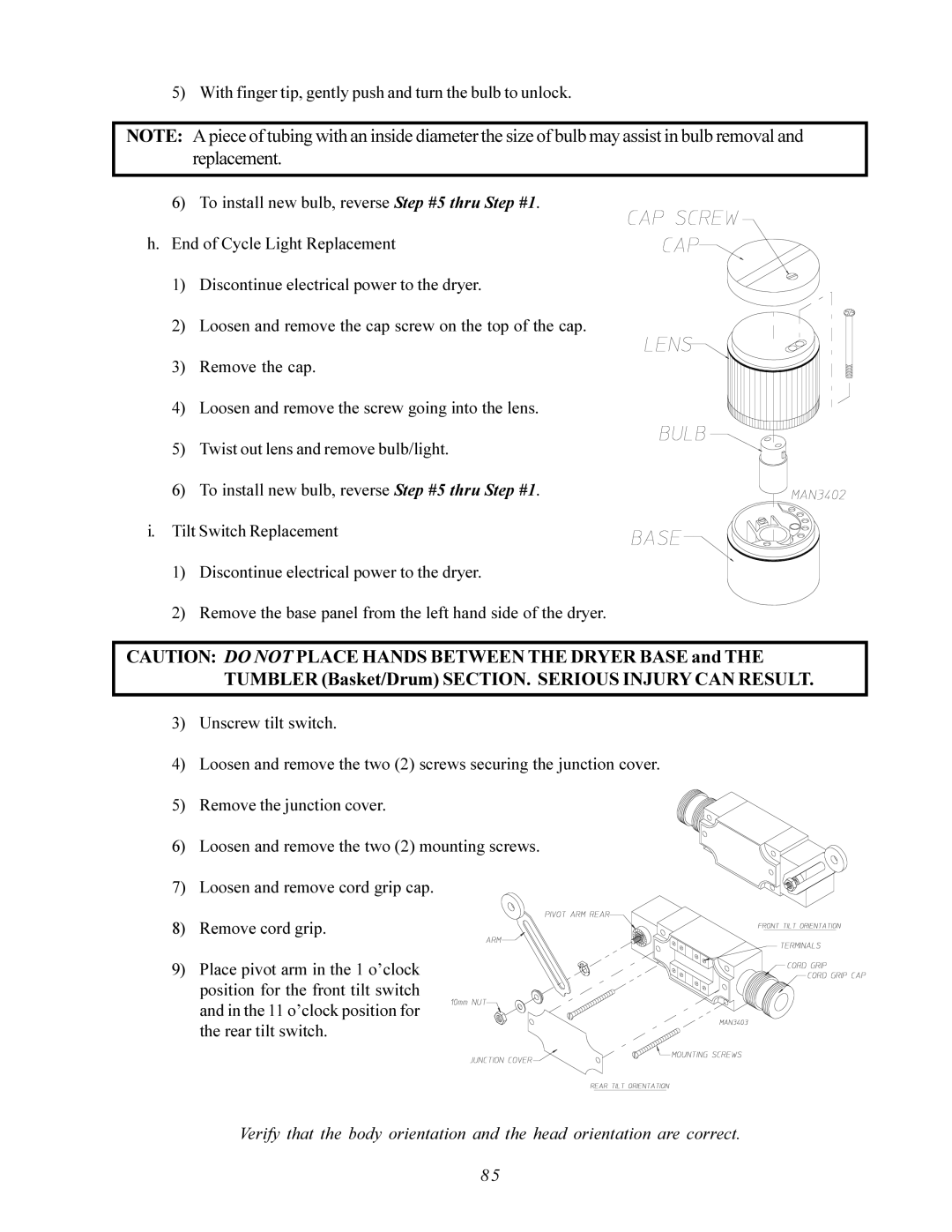 American Dryer Corp AD-200 PHASE 7 service manual 