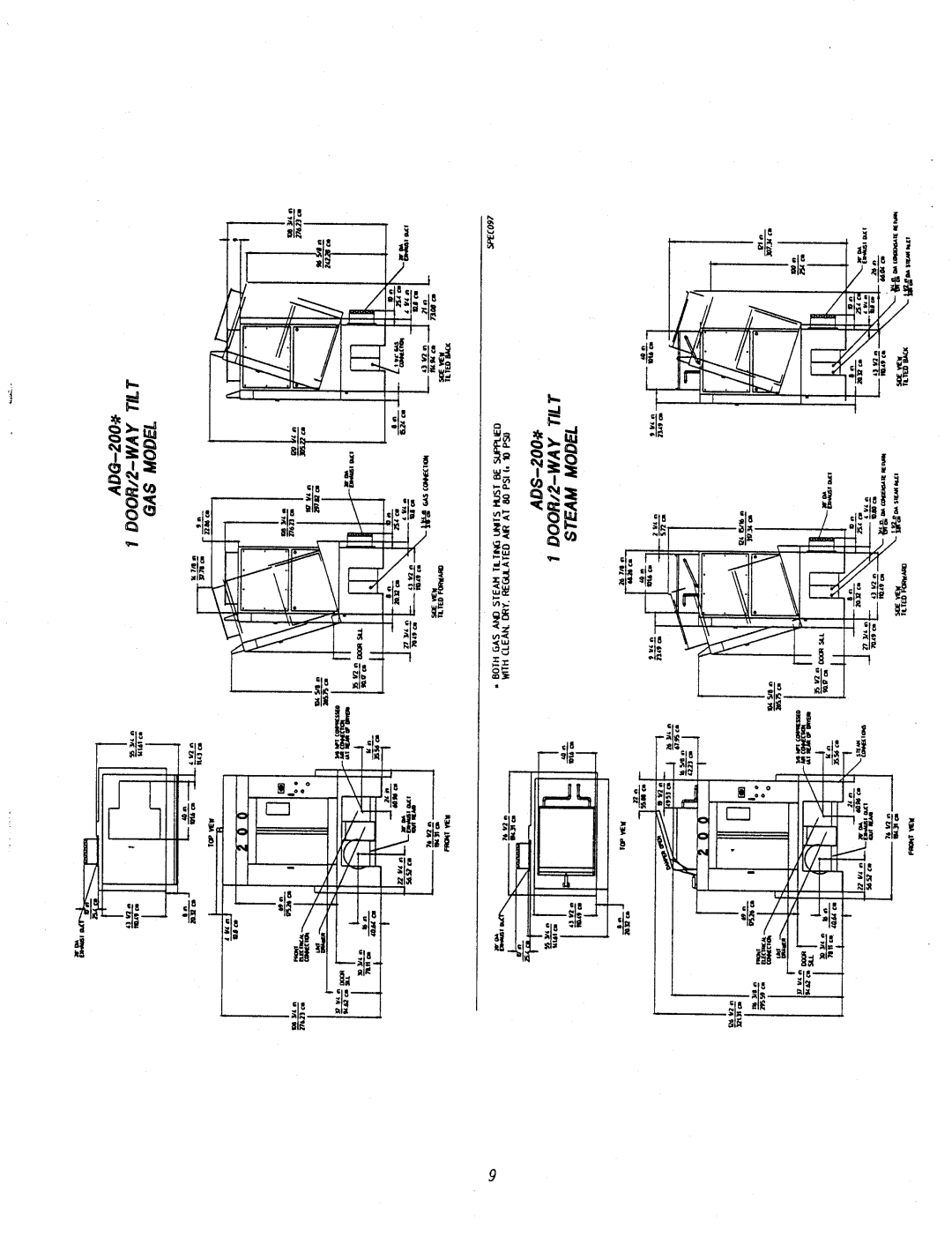 American Dryer Corp AD-200 Tilting manual 